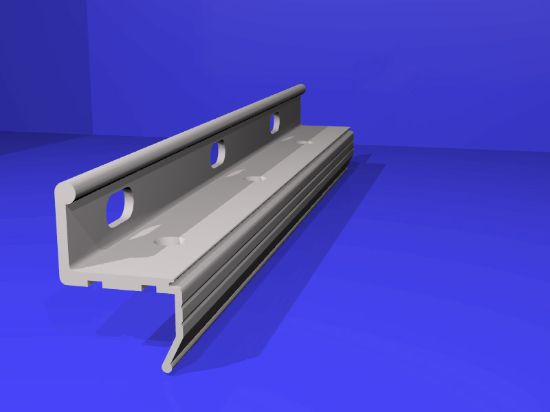 aluminium toe rails for yachts